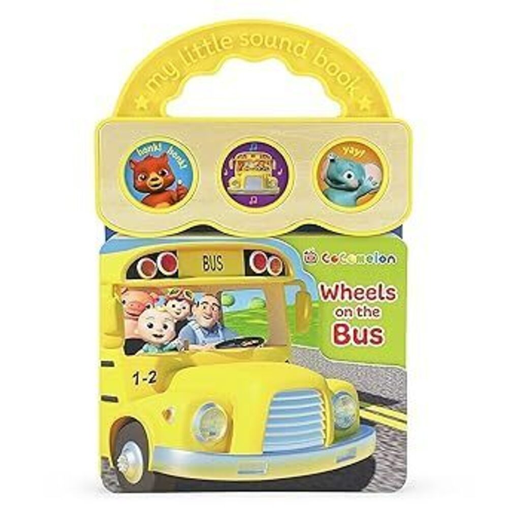 Cocomelon Wheels On The Bus: 3-Button Sound Board Book For Babies And Toddlers,